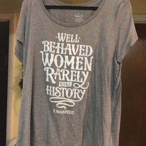 Torrid Plus Size 3X, Grey, T-Shirt with graphics